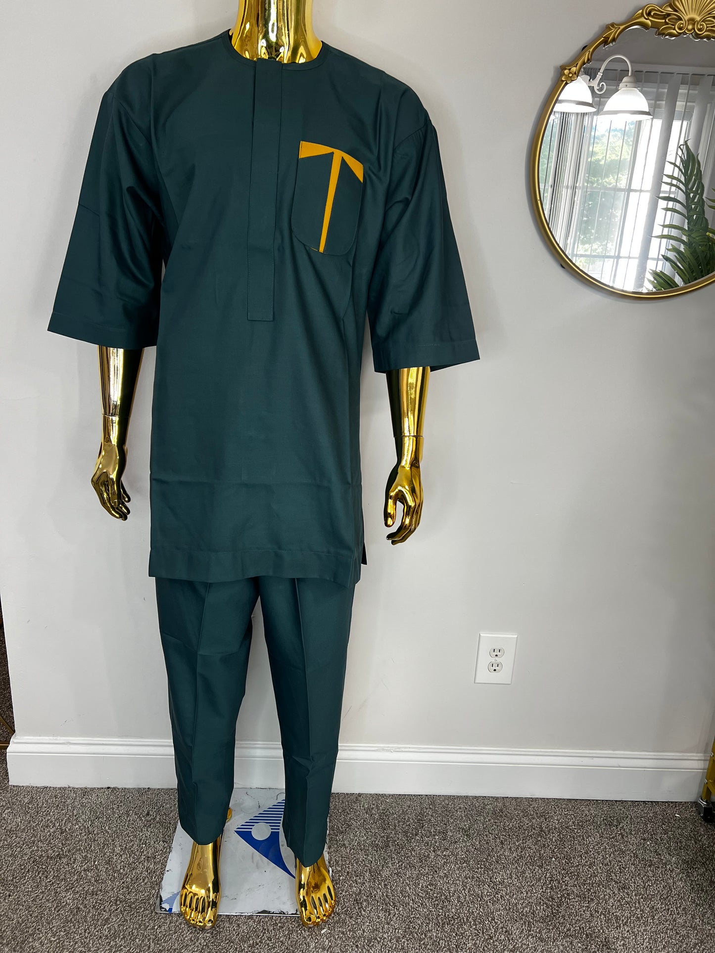 Folu African men 2pc (pant with shirt) outfit