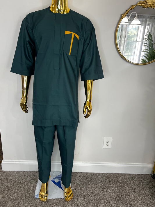 Folu African men 2pc (pant with shirt) outfit