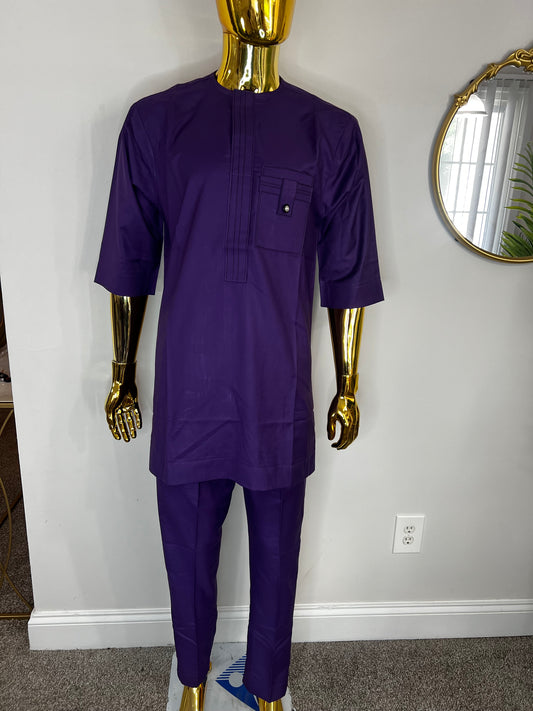 R&B African men 2pc (pant with shirt) outfit