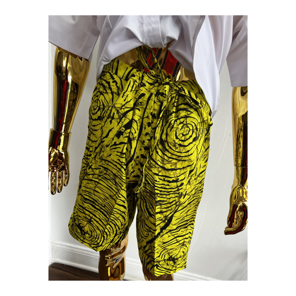 Oba Ankara African men’s shirt and short