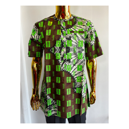 Ola Ankara African men’s shirt