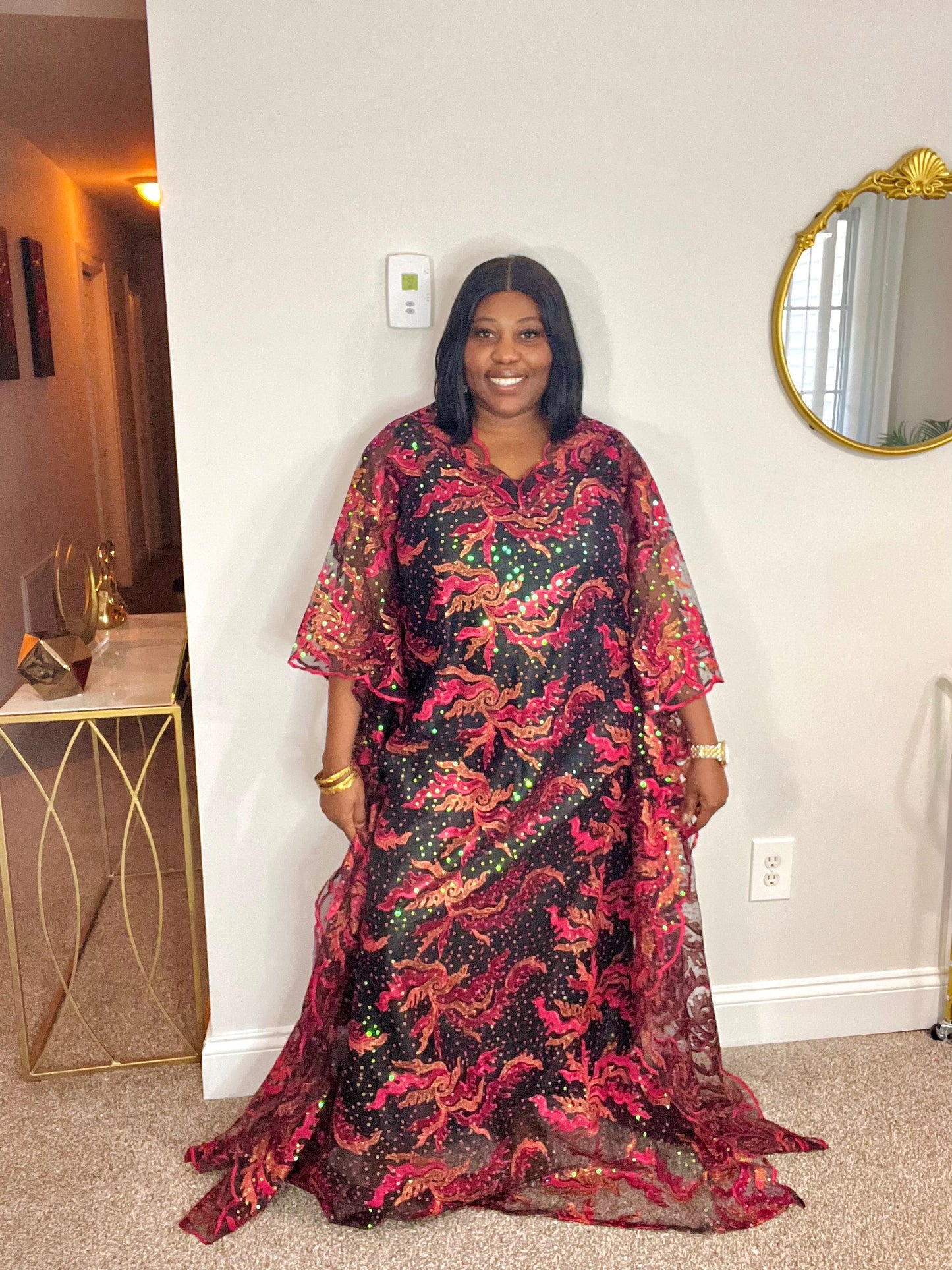 Luxury African Lace bubu dress