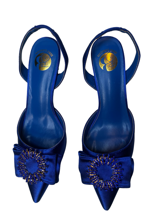 Blue women fashion shoe