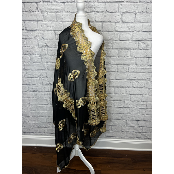 African Scarf Embellished Women Big Size Cotton cotton scarf