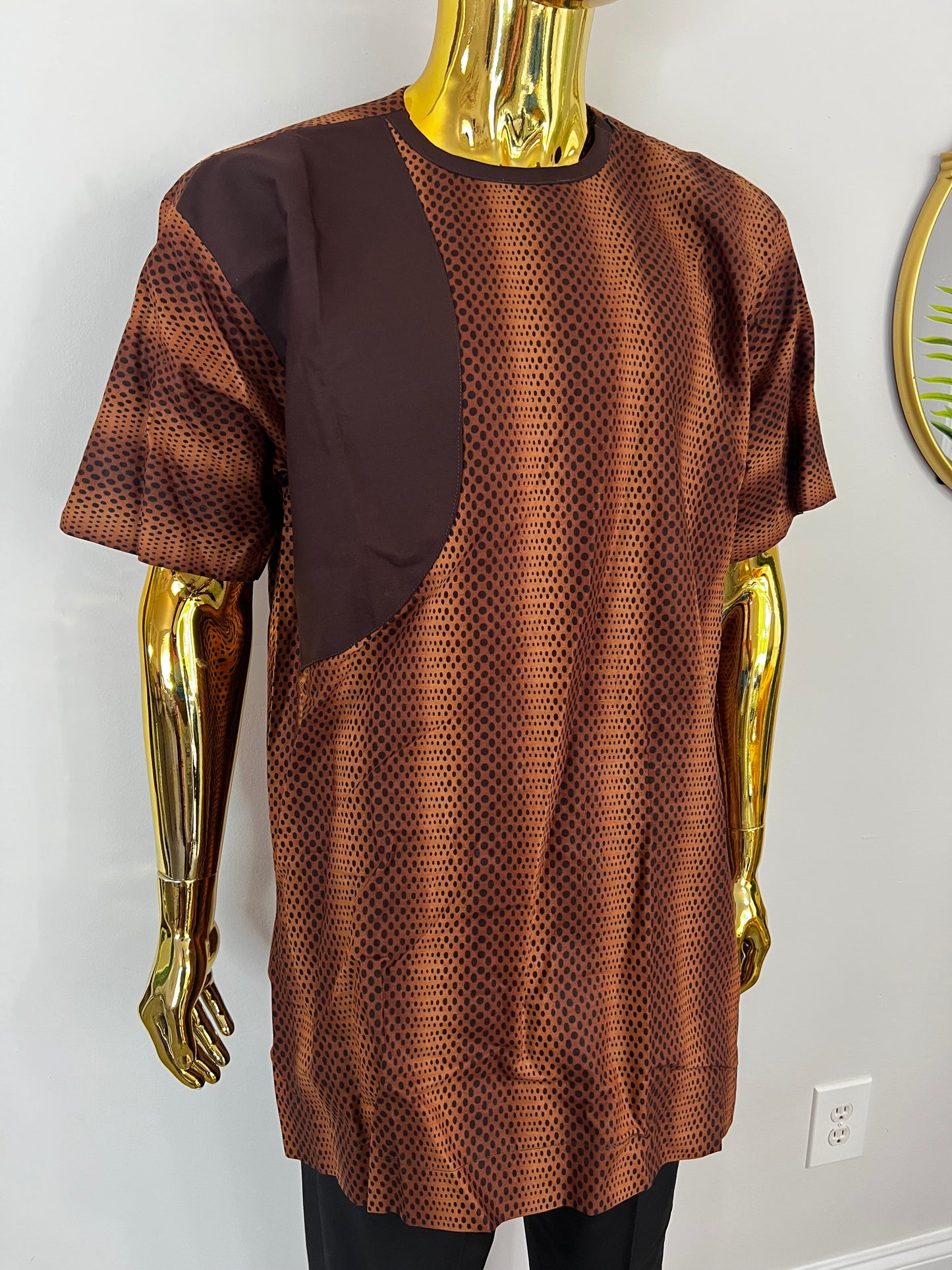 F&F Ankara African men’s shirt