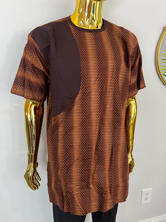 F&F Ankara African men’s shirt