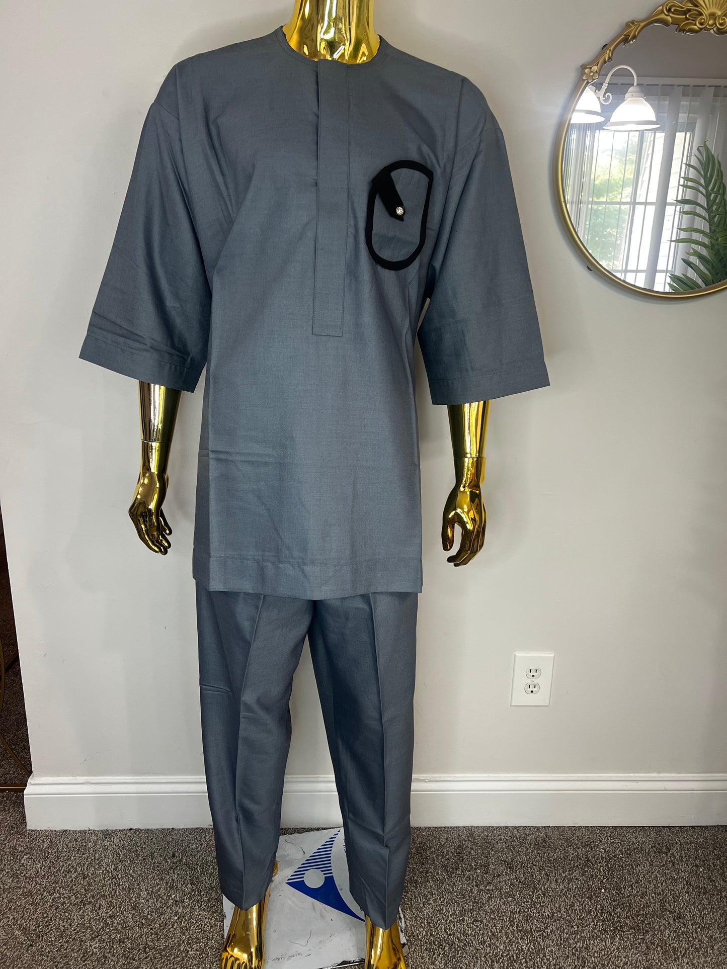 Khalid African men 2pc (pant with shirt) outfit