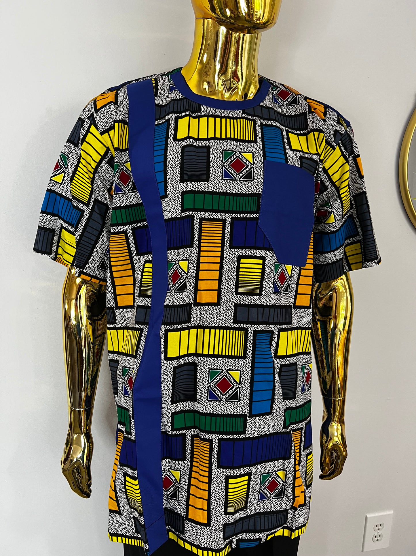 Bidex Ankara African men’s shirt