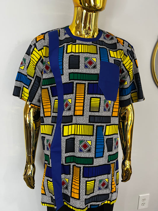 Bidex Ankara African men’s shirt