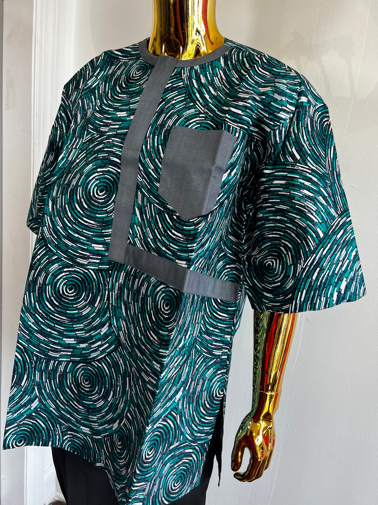 Ola Ankara African men’s shirt