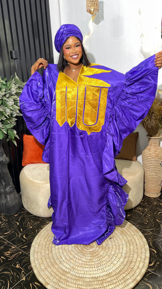 Kiekie Stylish Micado Bubu Dress With Embroidery