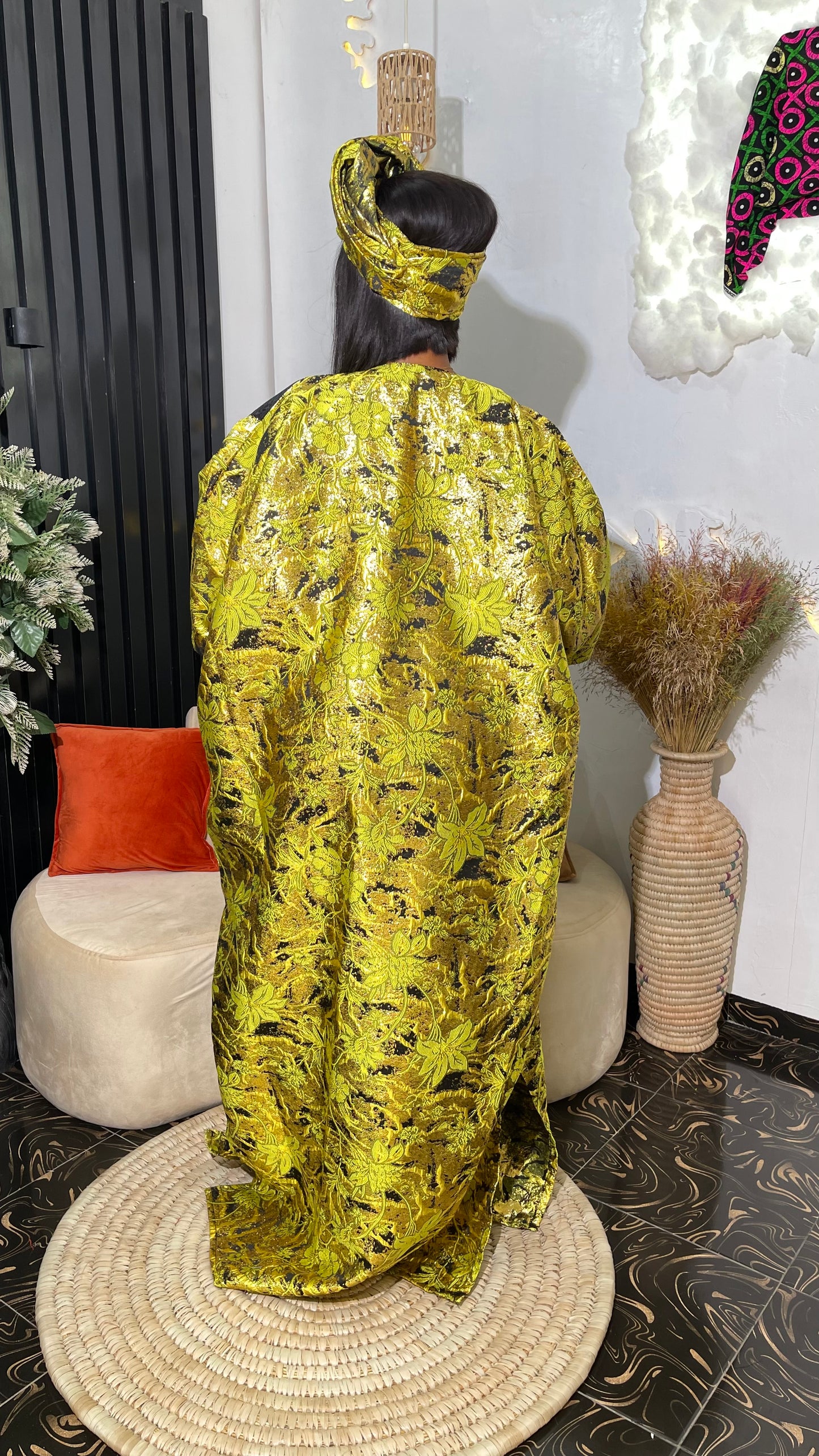 Ebere Stylish Damask Bubu Dress