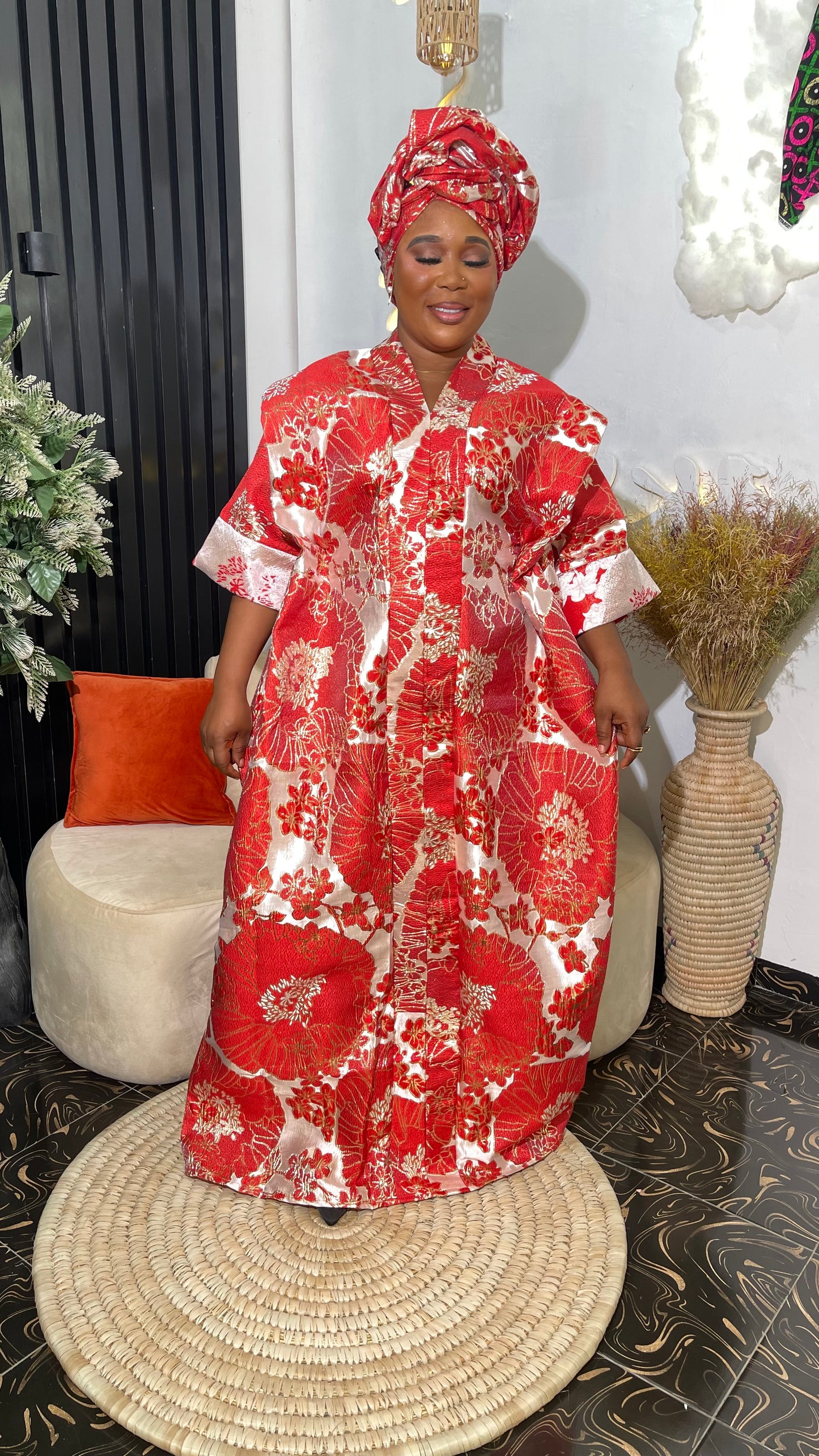 Dami Elegant Damask bubu dress