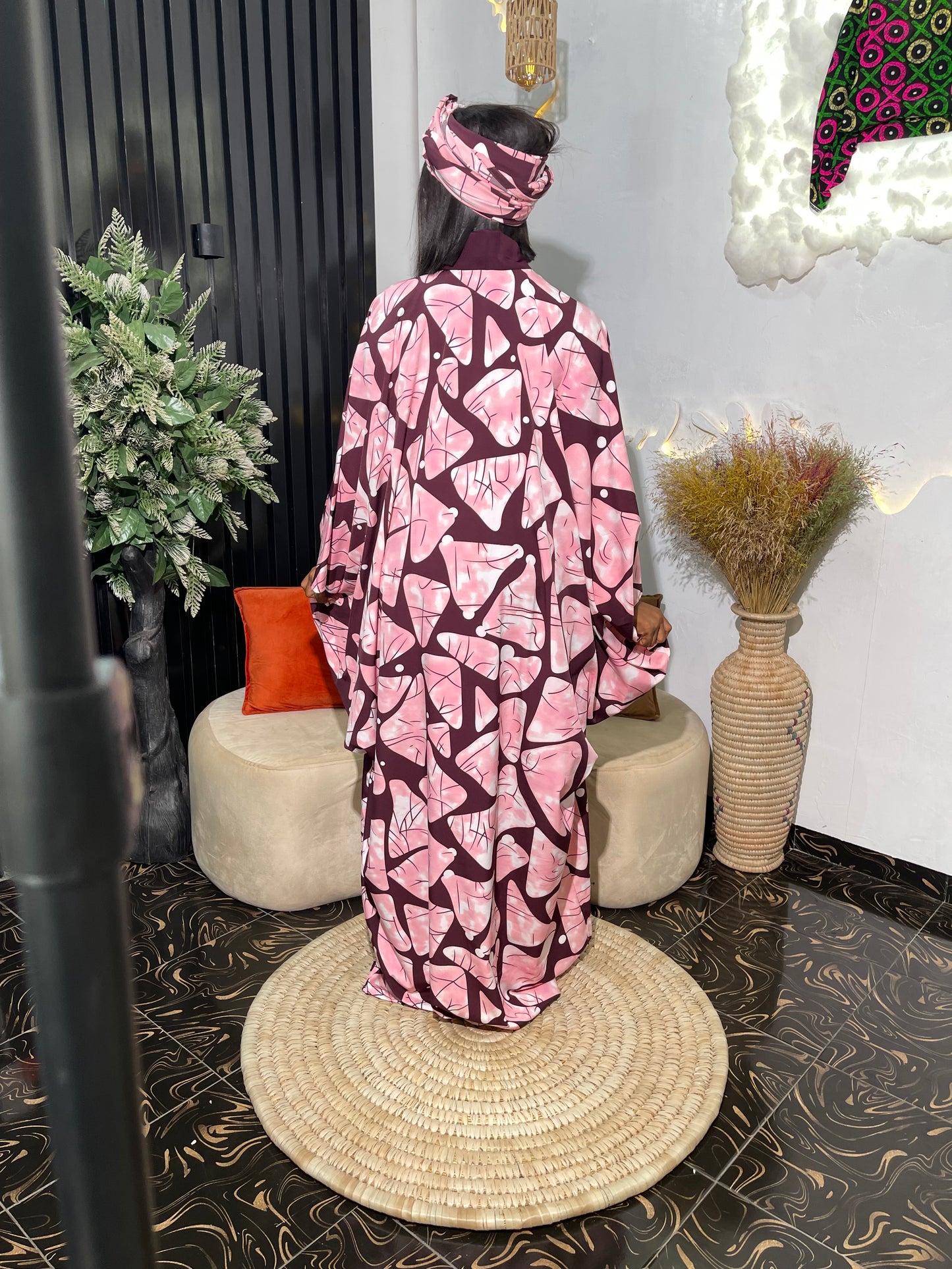 Arike Crepe stylish bubu dress