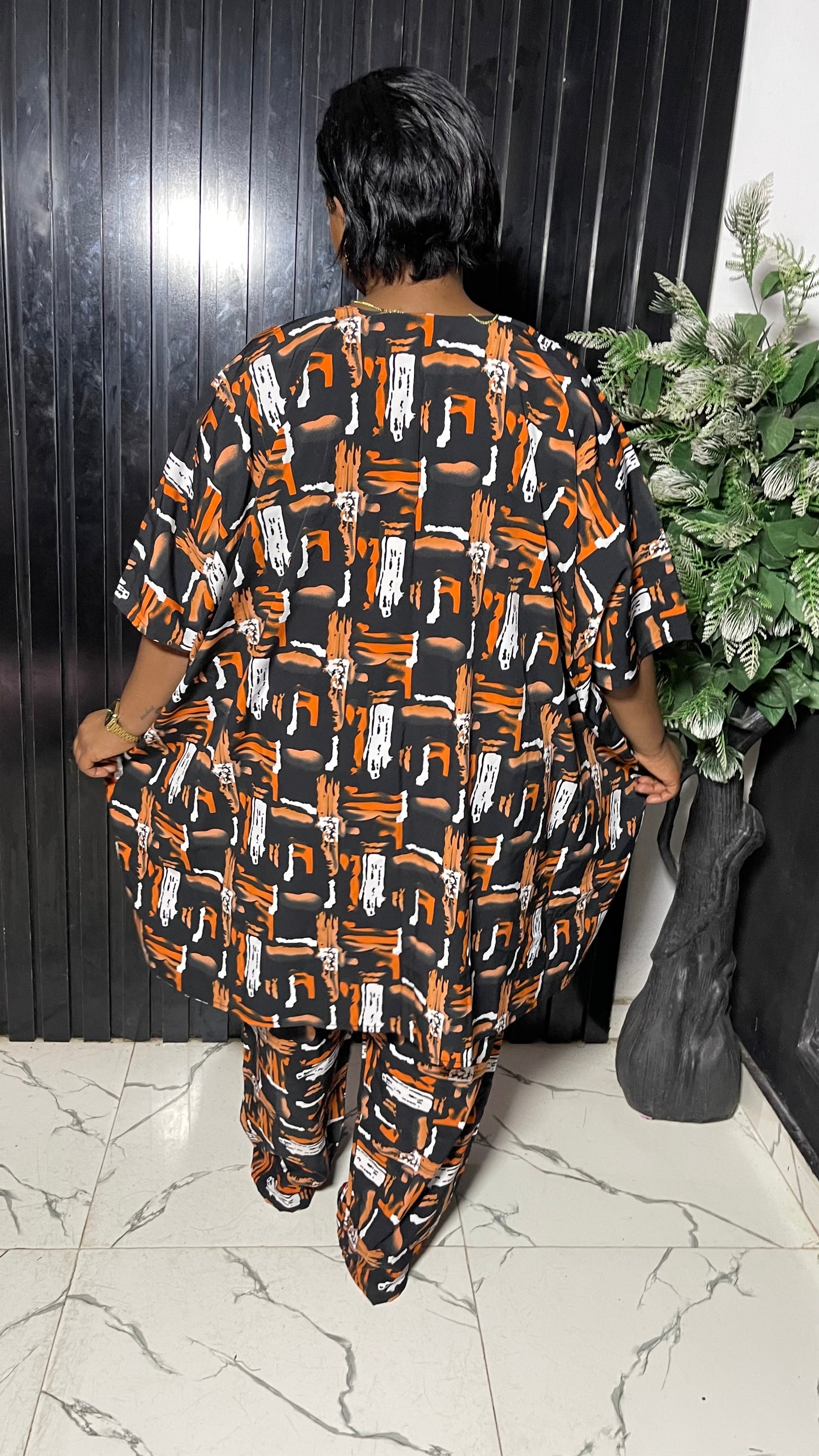 HD pant with long blouse