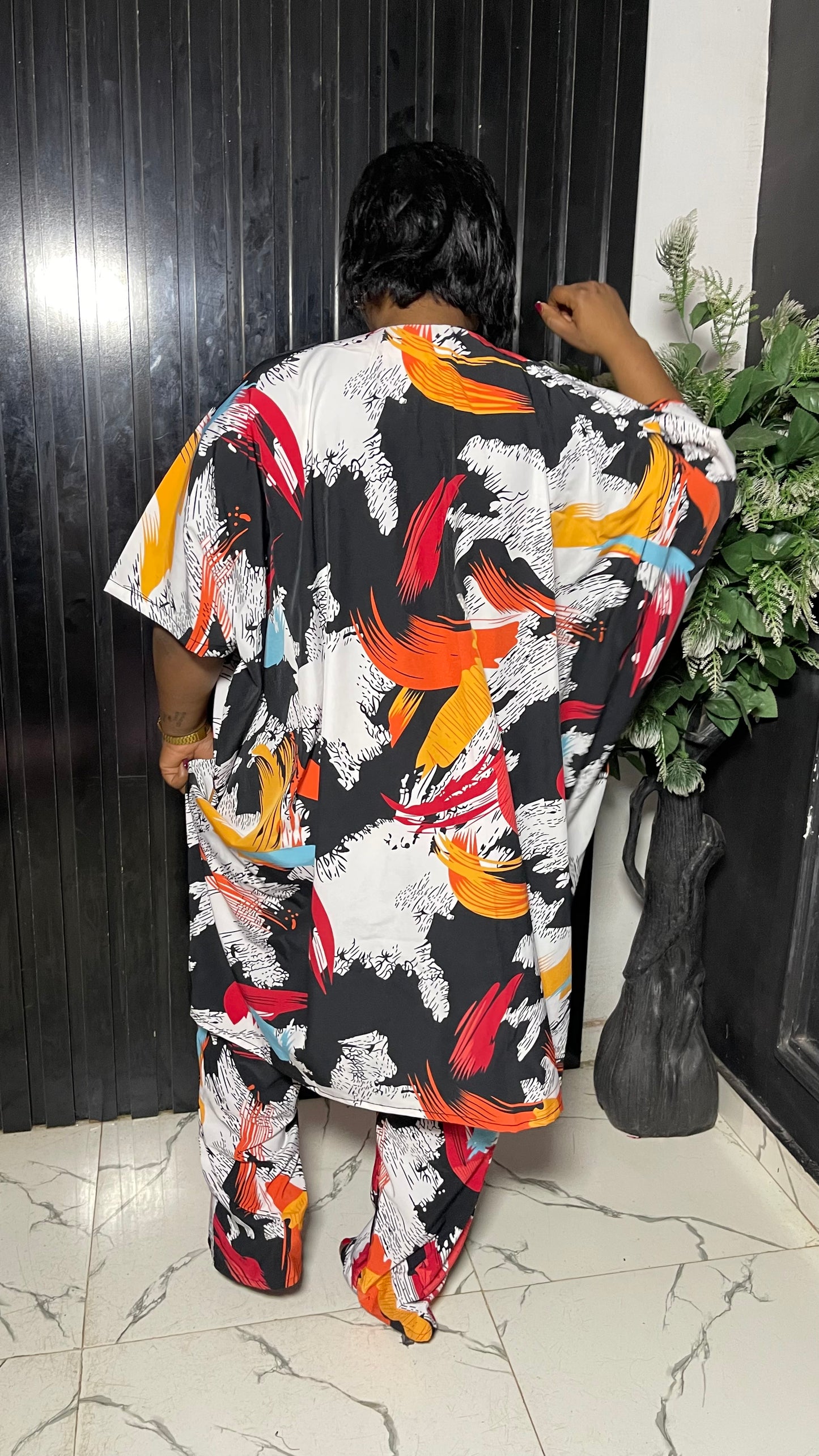 HD pant with long blouse