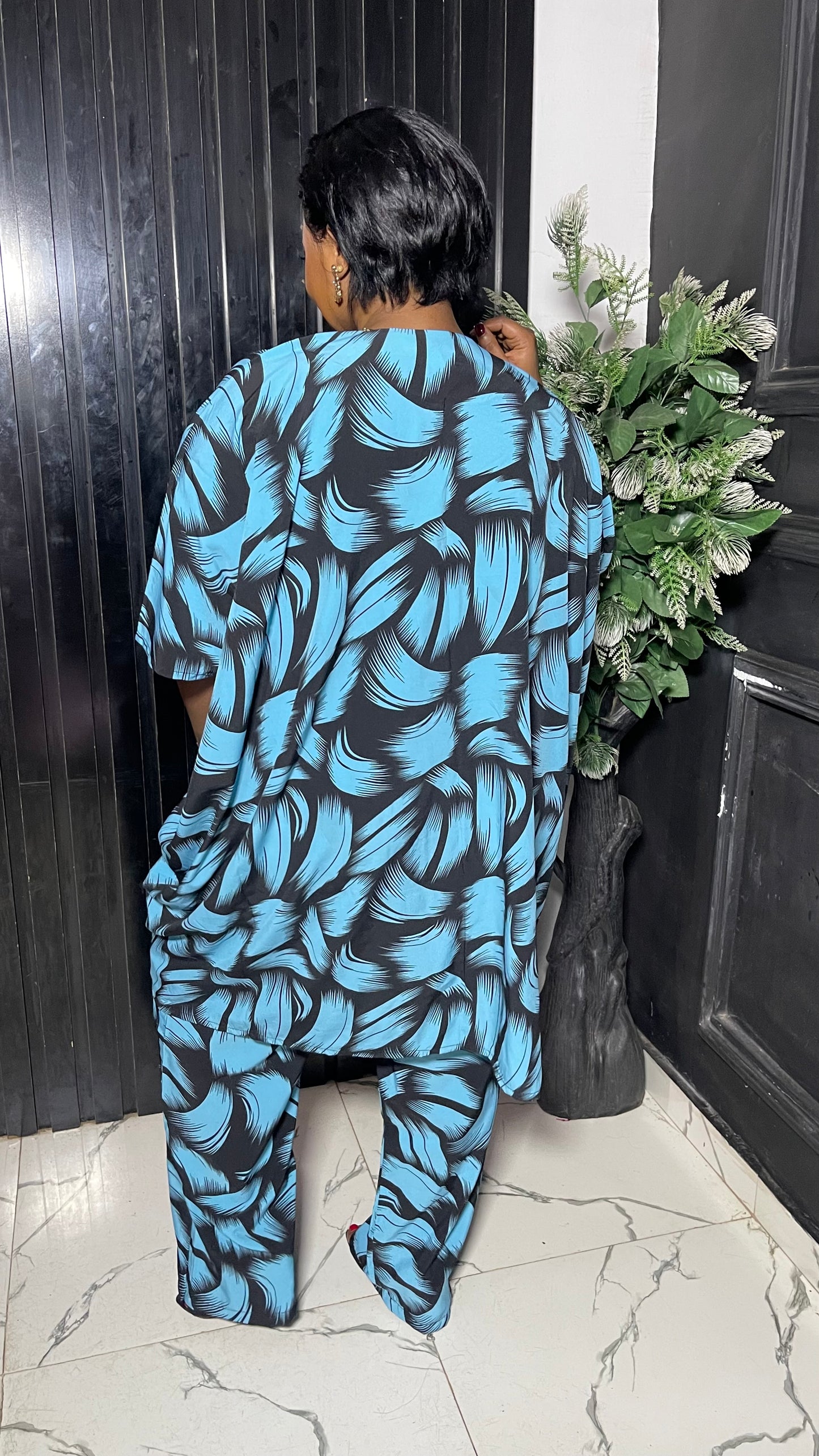 HD pant with long blouse