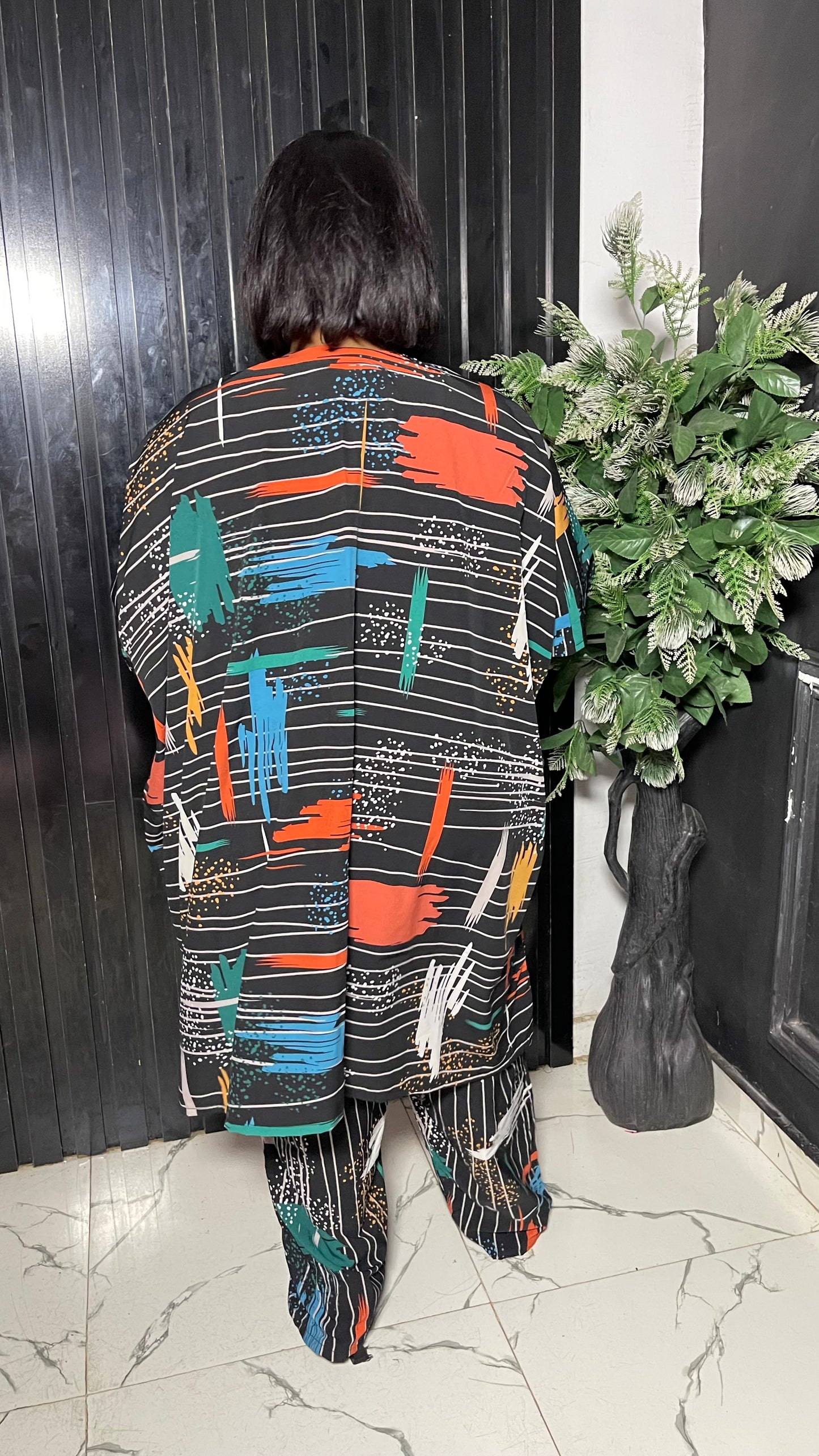 HD pant with long blouse
