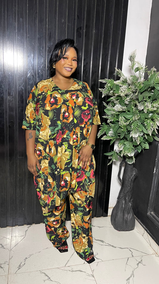 HD pant with long blouse