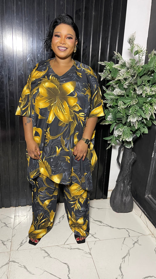 HD pant with long blouse