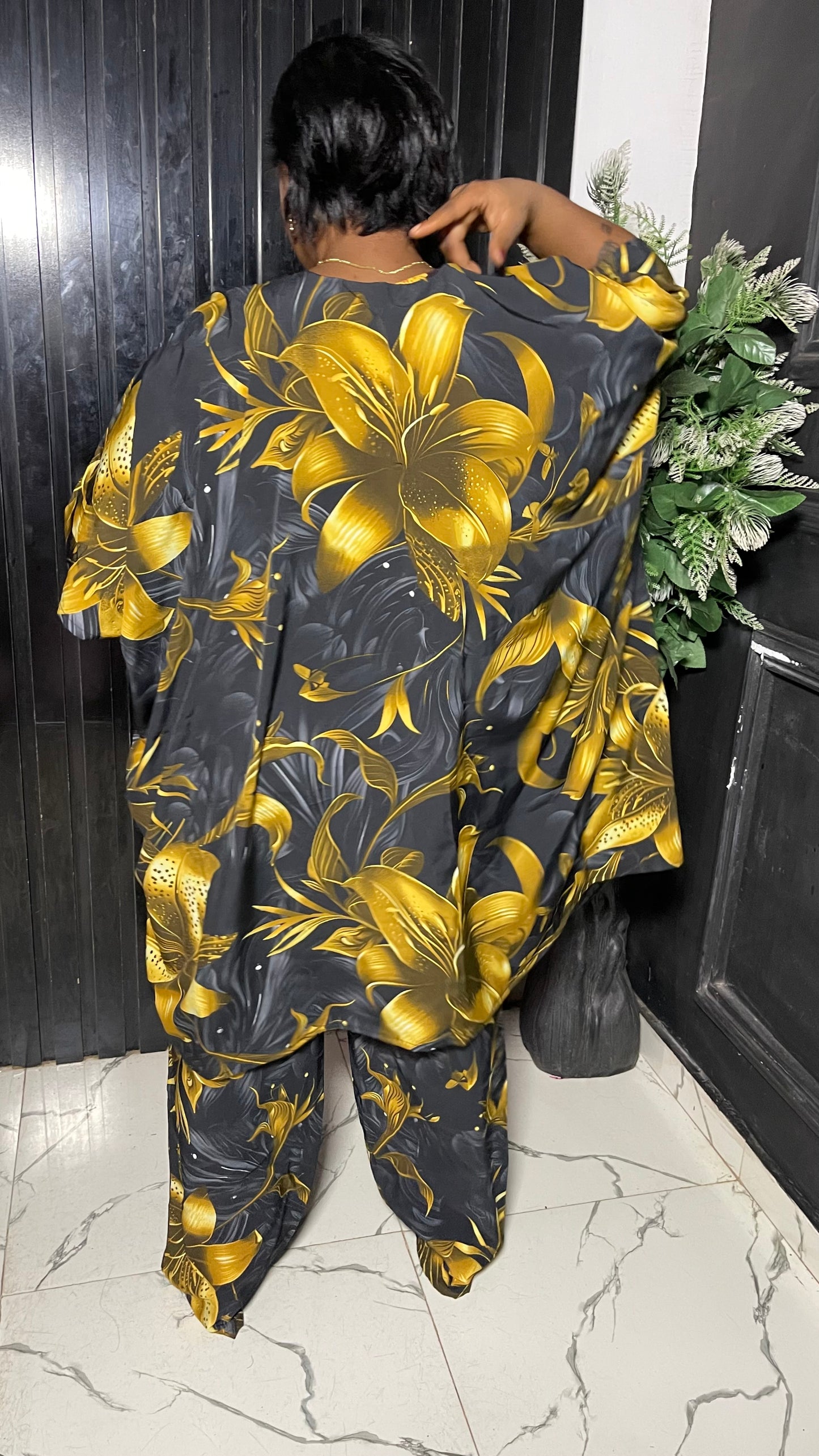 HD pant with long blouse