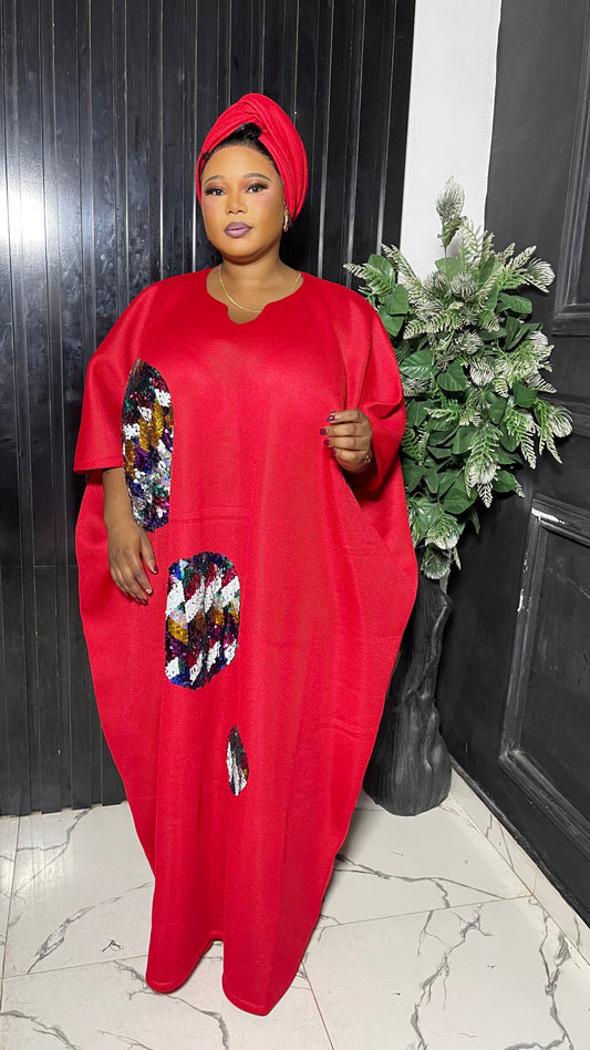 Kemi elegant bubu dress with sequin