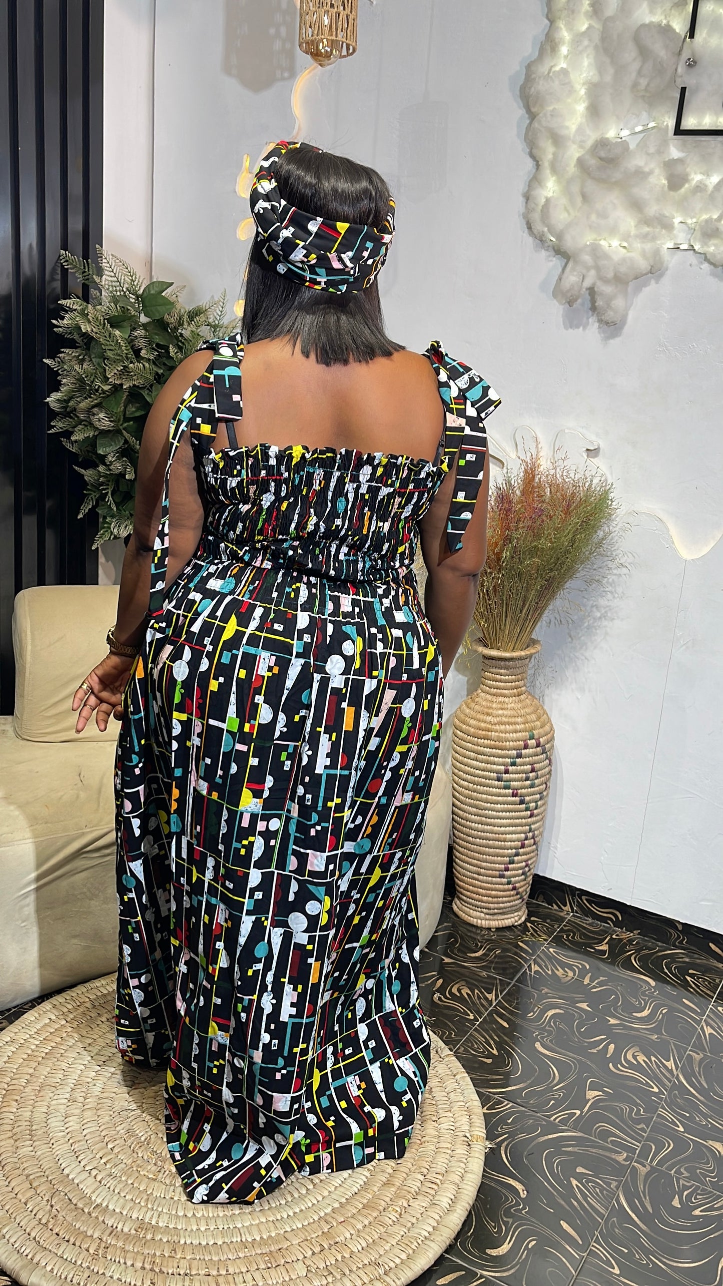 Aminat Quality Ankara maxi dress