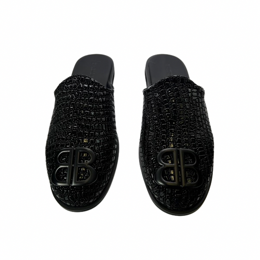 BB Men full Black Half Shoe