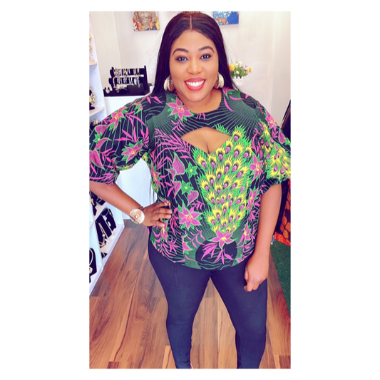 JK Ankara blouse
